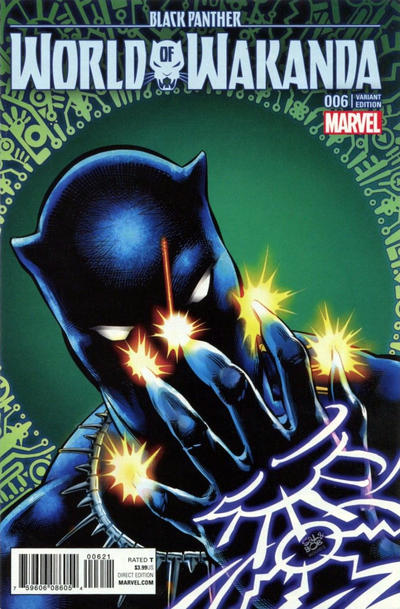 Cover for Black Panther: World of Wakanda (Marvel, 2017 series) #6 [Incentive Sal Velluto Variant]