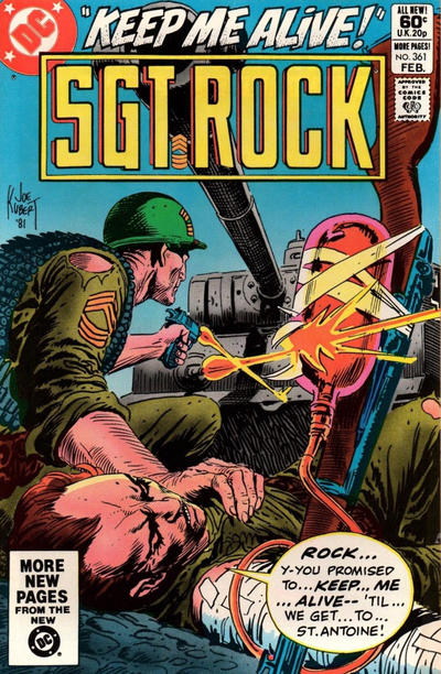Cover for Sgt. Rock (DC, 1977 series) #361 [Direct]