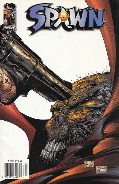 Cover for Spawn (Image, 1992 series) #67 [Newsstand]