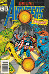 Cover for Avengers: The Terminatrix Objective (Marvel, 1993 series) #3 [Newsstand]