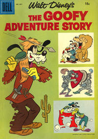 Cover for Four Color (Dell, 1942 series) #857 - Walt Disney's The Goofy Adventure Story [15¢]