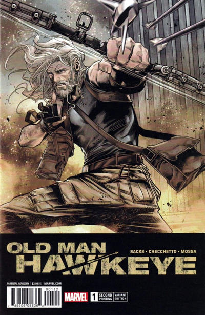 Cover for Old Man Hawkeye (Marvel, 2018 series) #1 [Regular Edition - Marco Checchetto Cover]