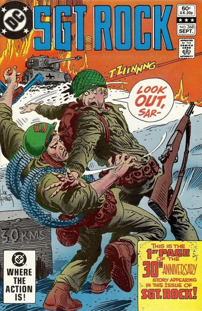 Cover for Sgt. Rock (DC, 1977 series) #368 [Direct]