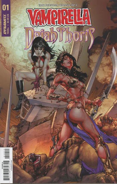 Cover for Vampirella / Dejah Thoris (Dynamite Entertainment, 2018 series) #1