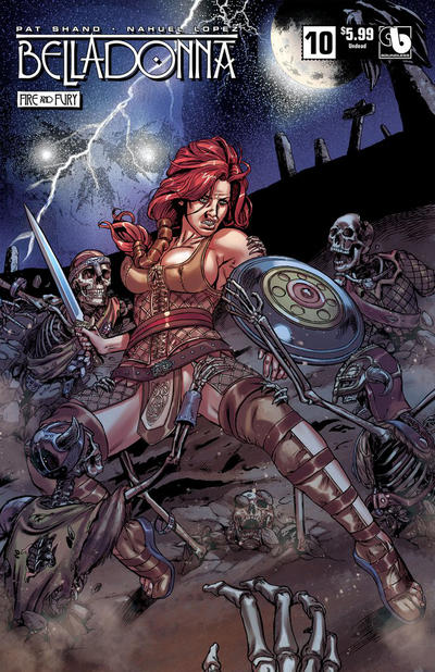 Cover for Belladonna: Fire and Fury (Avatar Press, 2017 series) #10 [Undead Cover]