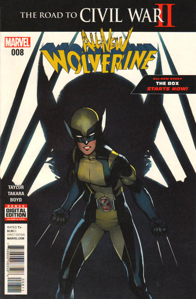 Cover for All-New Wolverine (Marvel, 2016 series) #8