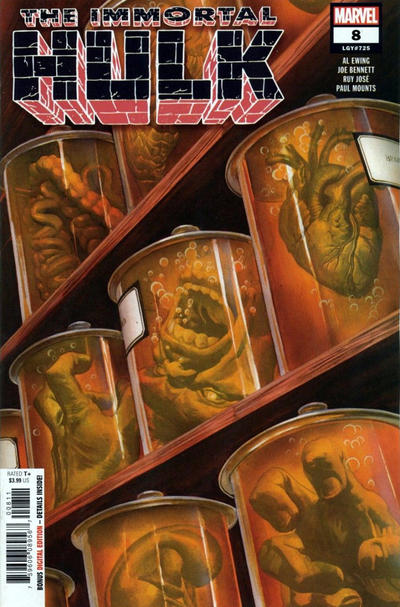 Cover for Immortal Hulk (Marvel, 2018 series) #8 [Alex Ross]