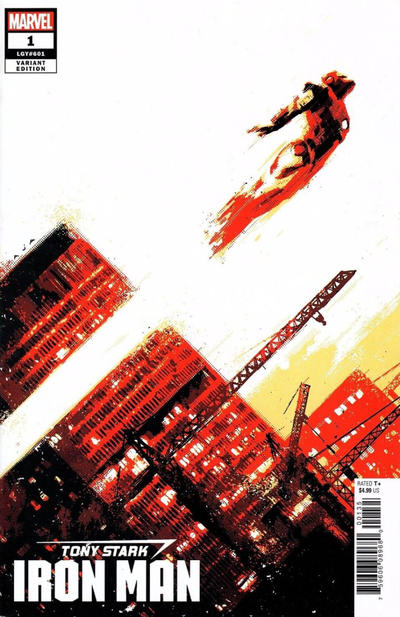 Cover for Tony Stark: Iron Man (Marvel, 2018 series) #1 (601) [David Aja]
