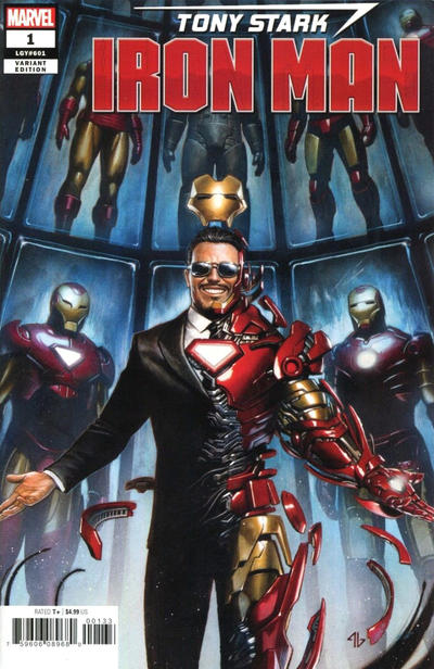 Cover for Tony Stark: Iron Man (Marvel, 2018 series) #1 (601) [Adi Granov]