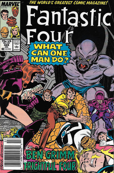 Cover for Fantastic Four (Marvel, 1961 series) #328 [Newsstand]