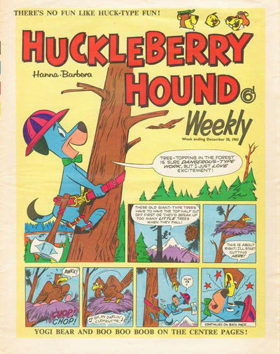 Cover for Huckleberry Hound Weekly (City Magazines, 1961 series) #28 December 1963 [117]