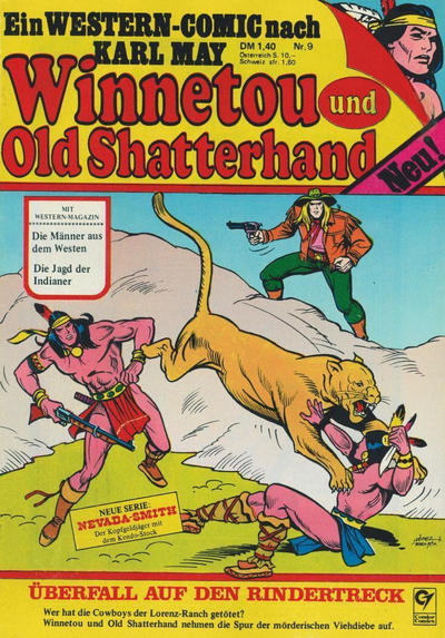 Cover for Winnetou und Old Shatterhand (Condor, 1977 series) #9