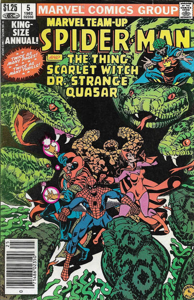 Cover for Marvel Team-Up Annual (Marvel, 1976 series) #5 [Canadian]