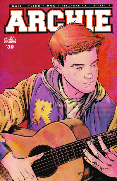 Cover for Archie (Archie, 2015 series) #30 [Cover B - Adam Gorham Guitar]