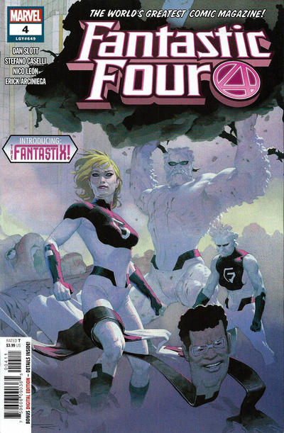Cover for Fantastic Four (Marvel, 2018 series) #4 (649) [Esad Ribić]