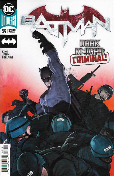 Cover for Batman (DC, 2016 series) #59
