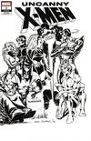 Cover Thumbnail for Uncanny X-Men (2019 series) #1 (620) [Dave Cockrum 'Hidden Gem' Wraparound Black and White]