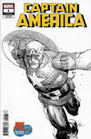 Cover Thumbnail for Captain America (2018 series) #1 [2018 SDCC Exclusive Black and White - Leinil Francis Yu]