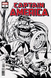 Cover for Captain America (Marvel, 2018 series) #4 [Jack Kirby Remastered Black and White]