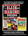 Cover for Gwandanaland Comics (Gwandanaland Comics, 2016 series) #734 - The Complete Adventures of the Black Diamond: Volume 1