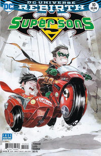 Cover for Super Sons (DC, 2017 series) #10 [Dustin Nguyen Cover]