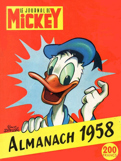 Cover for Almanach du Journal de Mickey (Hachette, 1956 series) #1958