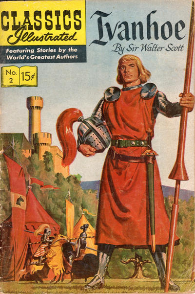 Cover for Classics Illustrated (Gilberton, 1947 series) #2 [HRN 149] - Ivanhoe