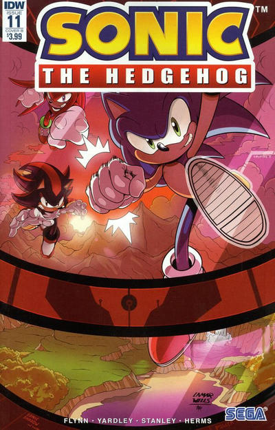 Cover for Sonic the Hedgehog (IDW, 2018 series) #11 [Wells Subscription Variant]