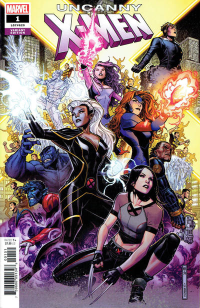 Cover for Uncanny X-Men (Marvel, 2019 series) #1 (620) [Jim Cheung]