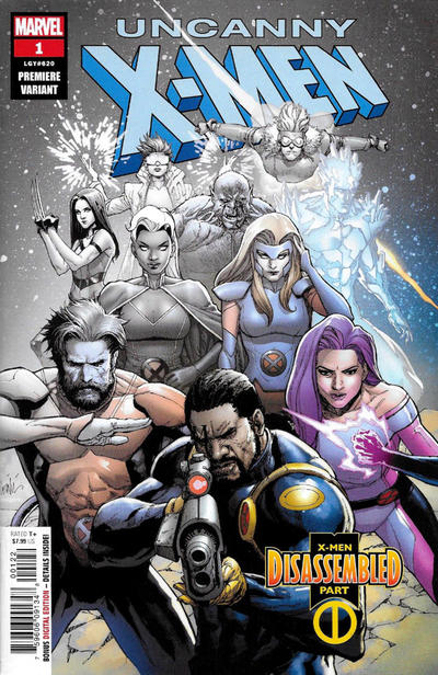 Cover for Uncanny X-Men (Marvel, 2019 series) #1 (620) [Leinil Francis Yu Premiere]