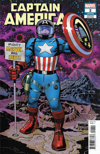Cover for Captain America (Marvel, 2018 series) #2 [Jack Kirby Remastered Color]