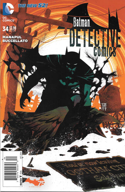 Cover for Detective Comics (DC, 2011 series) #34 [Newsstand]