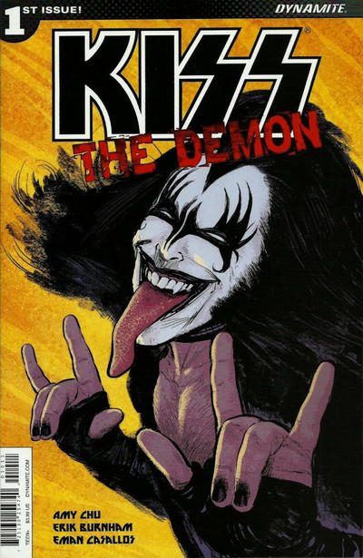 Cover for KISS: The Demon (Dynamite Entertainment, 2017 series) #1 [Cover A - Kyle Strahm]