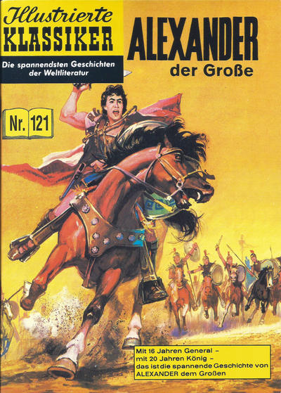 Cover for Illustrierte Klassiker [Classics Illustrated] (Norbert Hethke Verlag, 1991 series) #121 - Alexander der Große