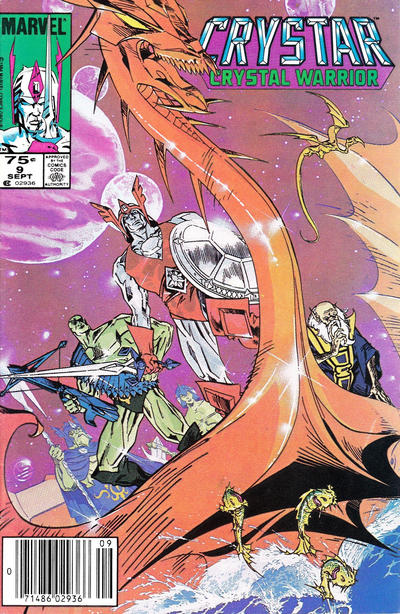 Cover for The Saga of Crystar, Crystal Warrior (Marvel, 1983 series) #9 [Canadian]