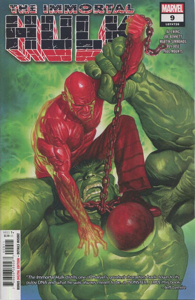 Cover for Immortal Hulk (Marvel, 2018 series) #9 [Alex Ross]