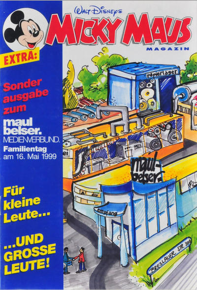 Cover for Micky Maus (Egmont Ehapa, 1951 series) #20/1999 [Maul Belser]