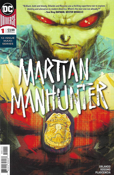 Cover for Martian Manhunter (DC, 2019 series) #1 [Riley Rossmo Cover]