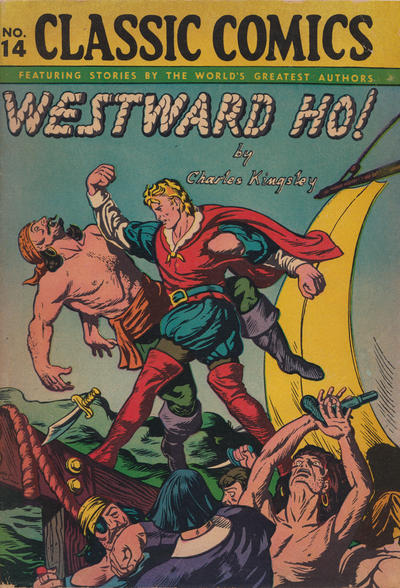 Cover for Classic Comics (Gilberton, 1941 series) #14 - Westward Ho! [HRN 26]