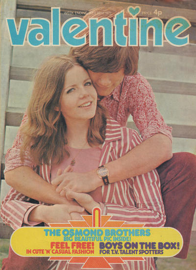 Cover for Valentine (IPC, 1957 series) #22 July 1972