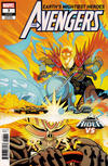 Cover for Avengers (Marvel, 2018 series) #7 (697) [Tradd Moore 'Cosmic Ghost Rider VS']