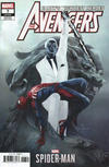 Cover for Avengers (Marvel, 2018 series) #7 (697) [Eve Ventrue 'Marvel's Spider-Man' Video Game Art]