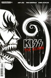 Cover for KISS: The Demon (Dynamite Entertainment, 2017 series) #2 [Cover F - Tom Mandrake Black and White]