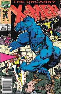 Cover for The Uncanny X-Men (Marvel, 1981 series) #264 [Newsstand]