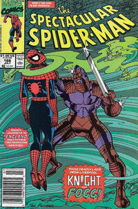 Cover for The Spectacular Spider-Man (Marvel, 1976 series) #166 [Newsstand]