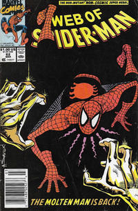 Cover Thumbnail for Web of Spider-Man (Marvel, 1985 series) #62 [Newsstand]