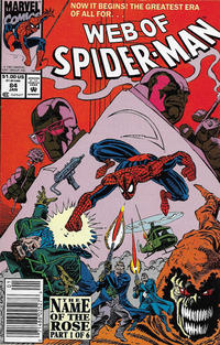 Cover Thumbnail for Web of Spider-Man (Marvel, 1985 series) #84 [Newsstand]