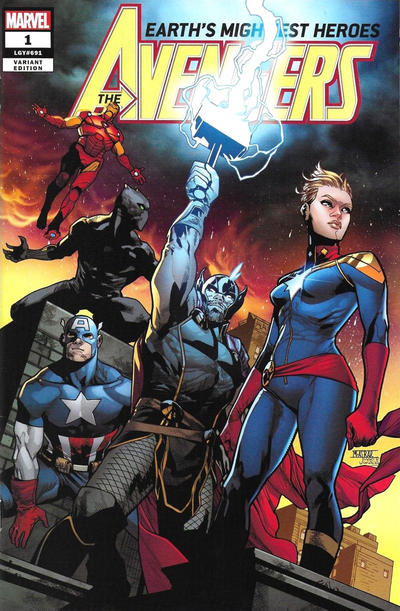 Cover for Avengers (Marvel, 2018 series) #1 (691) [Mahmud Asrar eBay Exclusive]