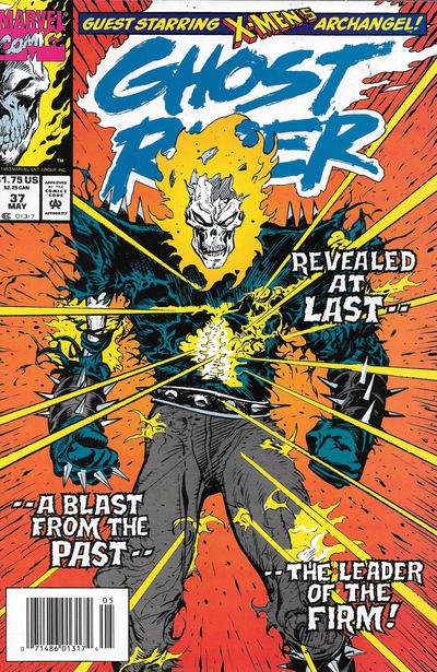 Cover for Ghost Rider (Marvel, 1990 series) #37 [Newsstand]