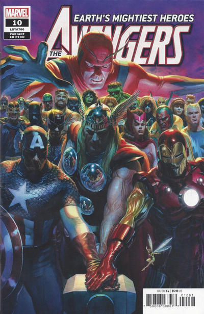 Cover for Avengers (Marvel, 2018 series) #10 (700) [Alex Ross]